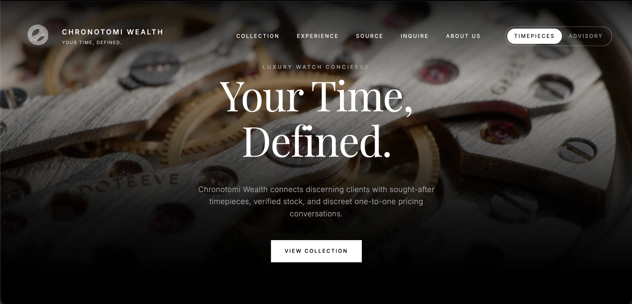 Chronotomi Haute Horlogerie Showcase