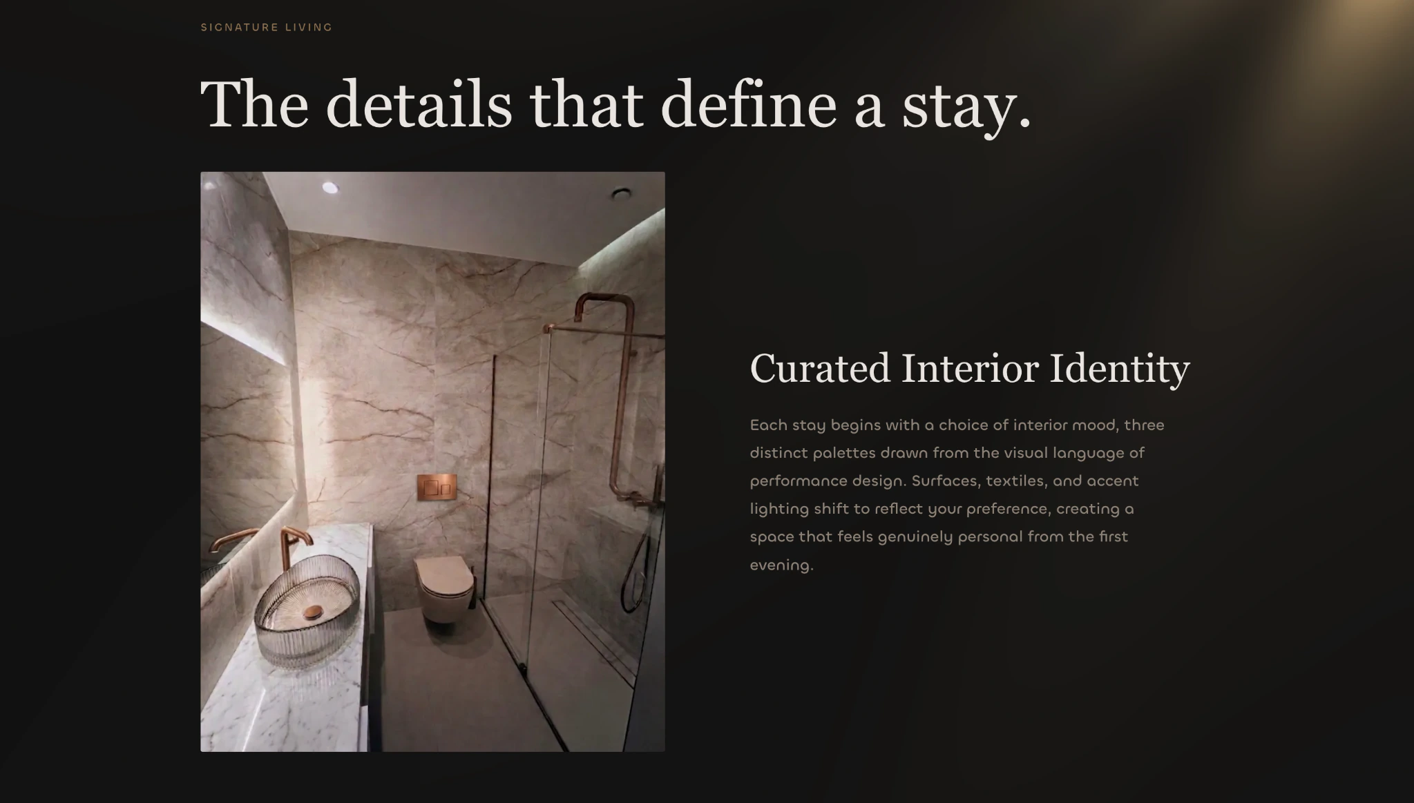 Curated Interior Identity & Signature Living